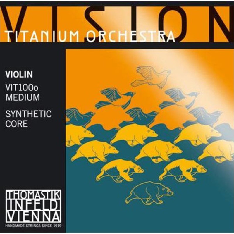 Thomastik Vision Titanium Orchestra Violin String Set