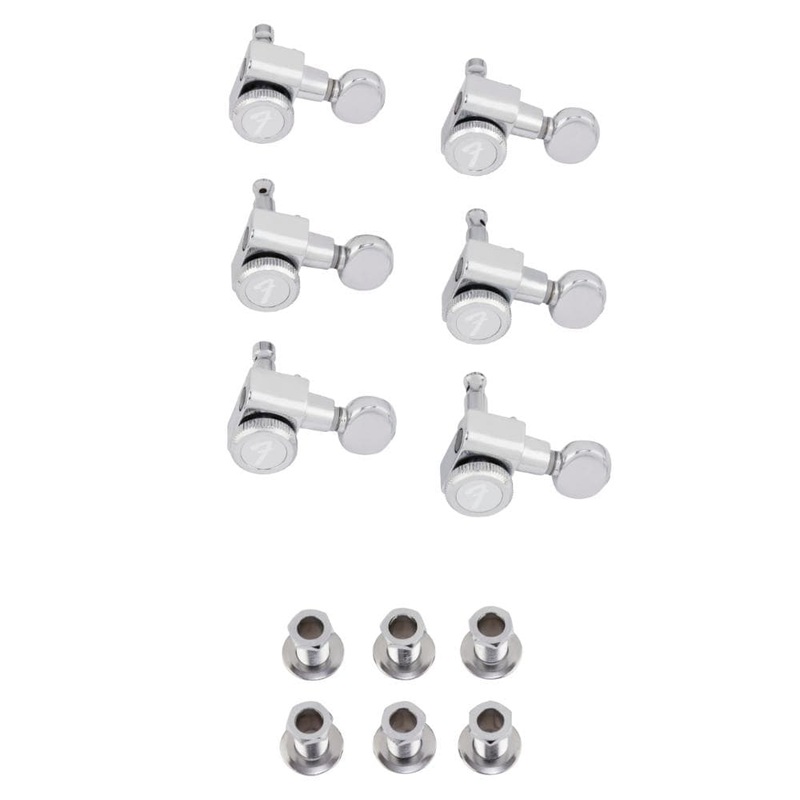 Fender Locking Tuners with Vintage-Style Buttons for Stratocaster and Telecaster Guitars
