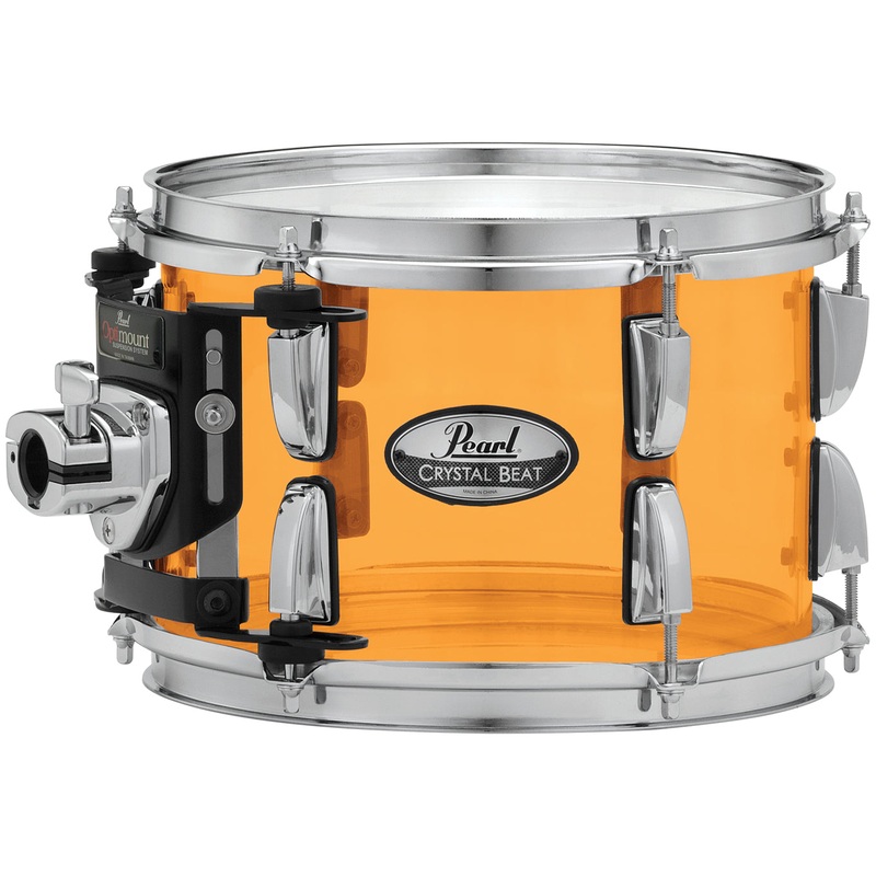 Pearl Crystal Beat 10"x7" Tom TANGERINE GLASS CRB1007T/C732