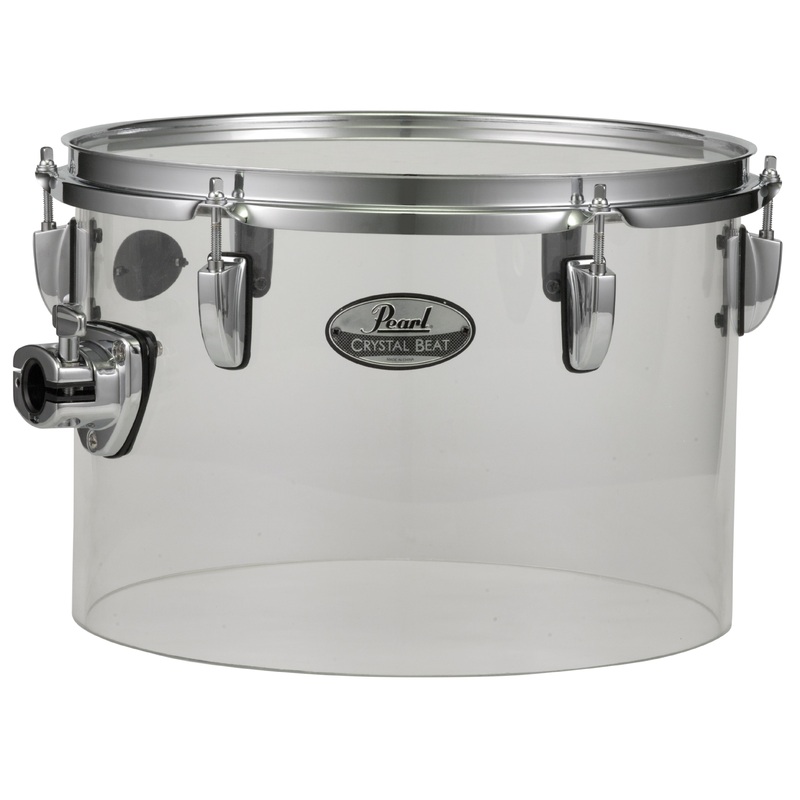 Pearl Crystal Beat 14"x10" Single-Headed Tom ULTRA CLEAR CRB1410ST/C730