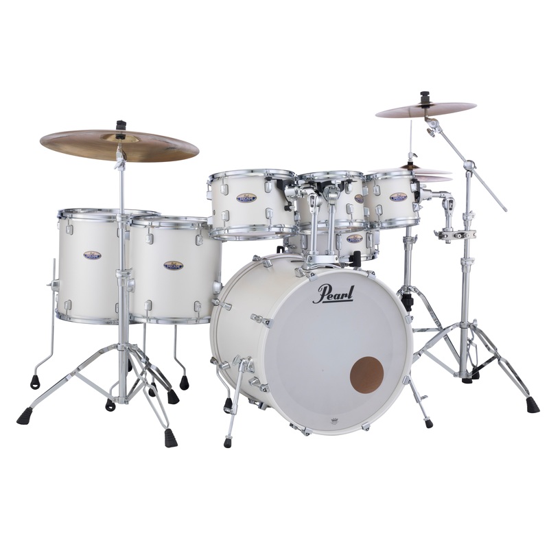 Pearl Decade Maple 14"x10" Tom w/OPTI-LOC WHITE SATIN PEARL DMP1410T/C229