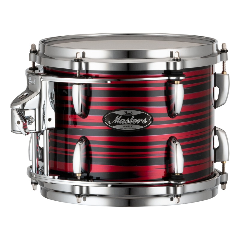 Pearl Masters Maple 10"x8" Tom - R2 Air Tom Suspension System w/GyroLock-L Bracket RED OYSTER SWIRL MM6C1008TL/C856