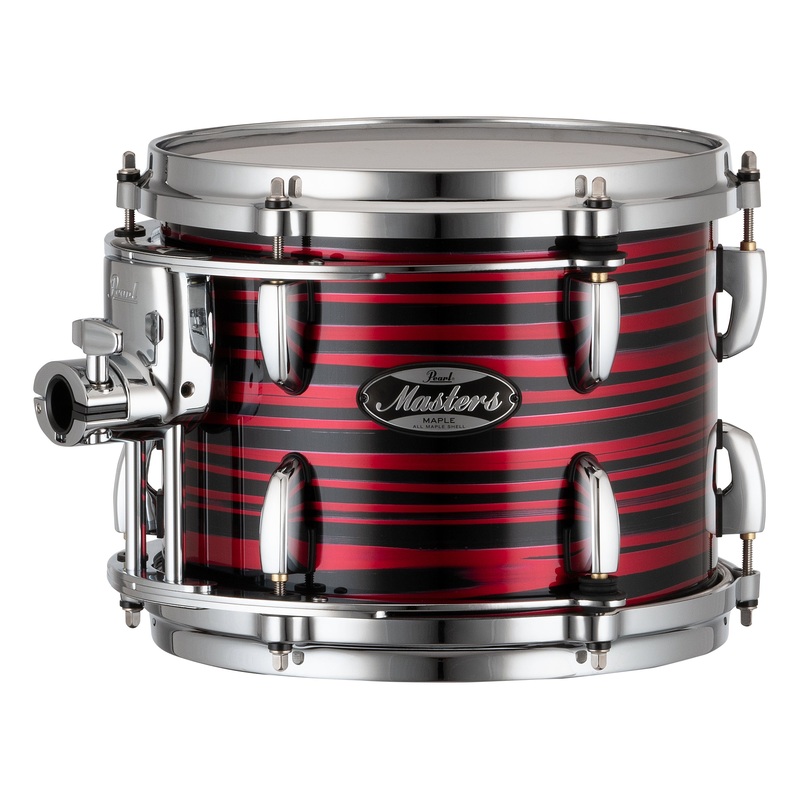 Pearl Masters Maple 10"x8" Tom - R2 Air Tom Suspension System w/Standard Bracket RED OYSTER SWIRL MM6C1008TS/C856