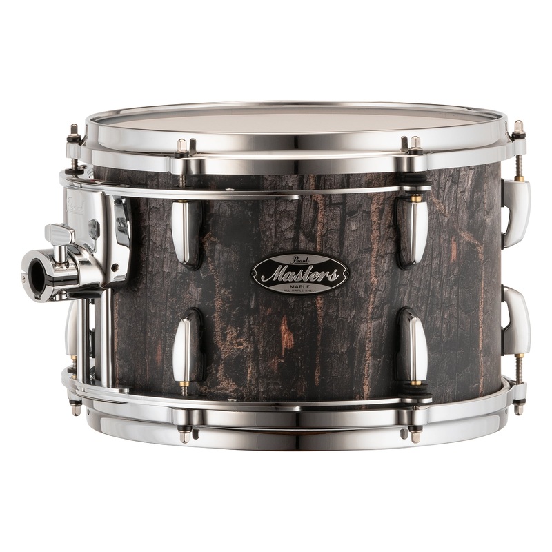 Pearl Masters Maple 12"x8" Tom - R2 Air Tom Suspension System w/Standard Bracket #824 SATIN CHARRED OAK MM6C1208TS/C824