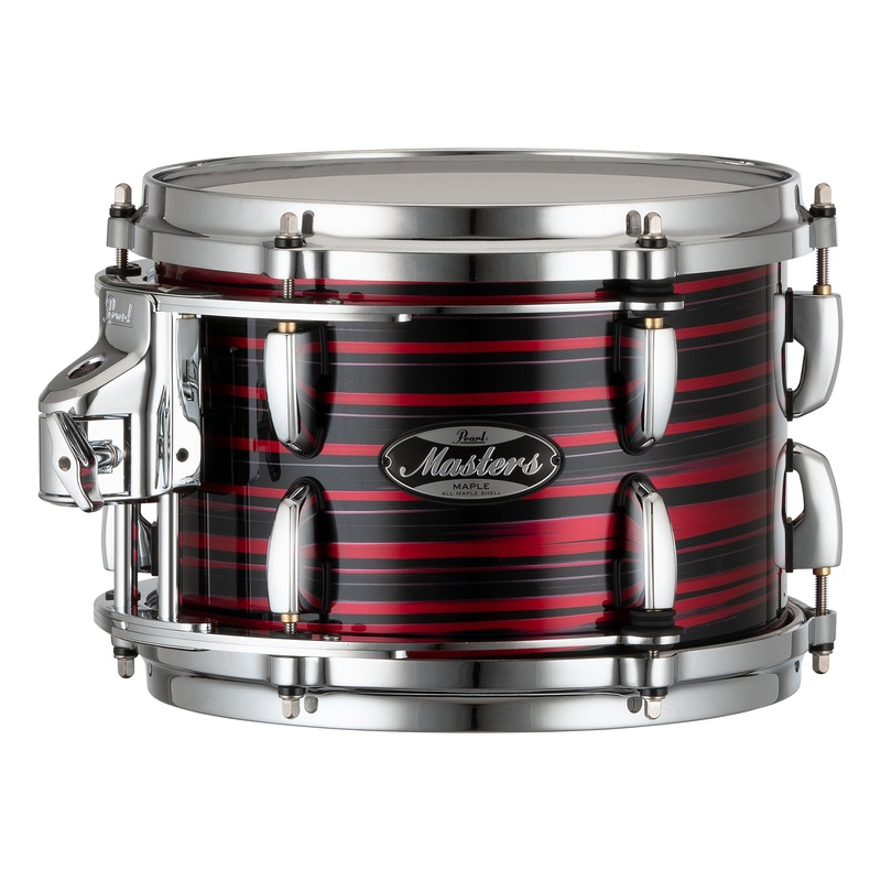 Pearl Masters Maple 8"x7" Tom - R2 Air Tom Suspension System w/GyroLock-L Bracket RED OYSTER SWIRL MM6C0807TL/C856