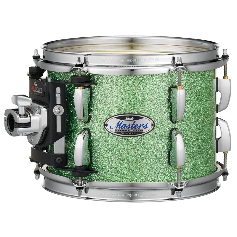 Pearl Masters Maple Complete 10"x10" tom w/optimount ABSINTHE SPARKLE MCT1010T/C348