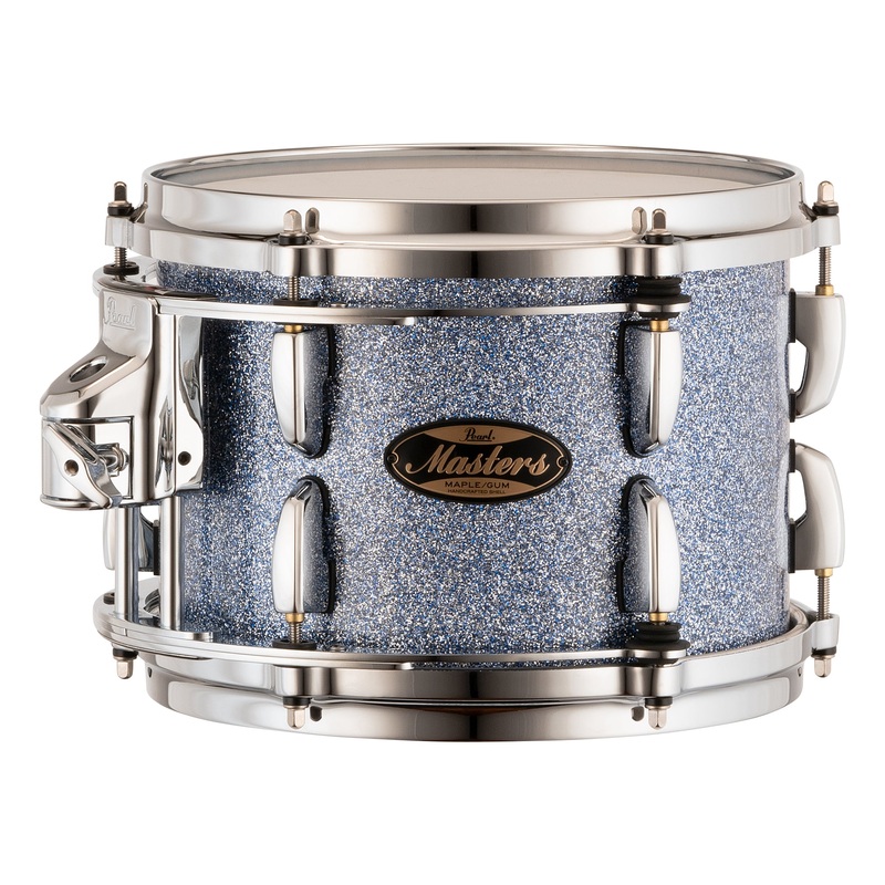 Pearl Masters Maple/Gum 10"x7" Tom - R2 Air Tom Suspension System w/GyroLock-L Bracket  CRYSTAL RAIN MMGC1007TL/C195