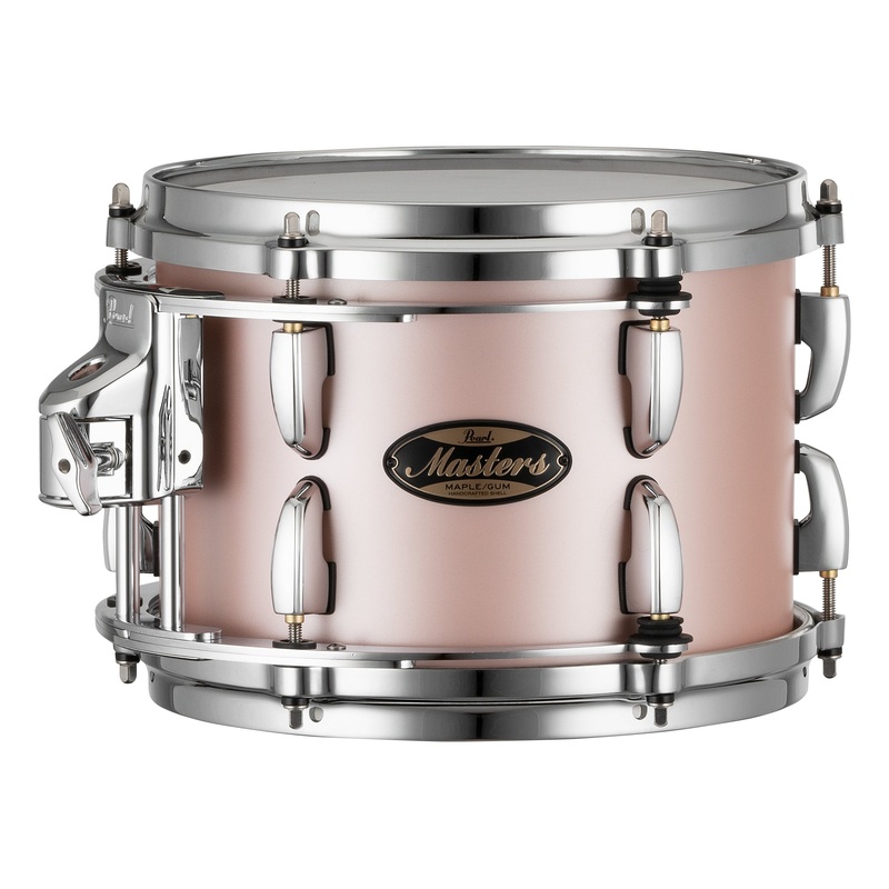Pearl Masters Maple/Gum 10"x7" Tom - R2 Air Tom Suspension System w/GyroLock-L Bracket  SATIN ROSE GOLD MMGP1007TL/C844