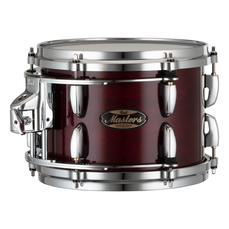 Pearl Masters Maple/Gum 10"x7" Tom - R2 Air Tom Suspension System w/GyroLock-L Bracket WINE RED LACQUER MMGP1007TL/C100