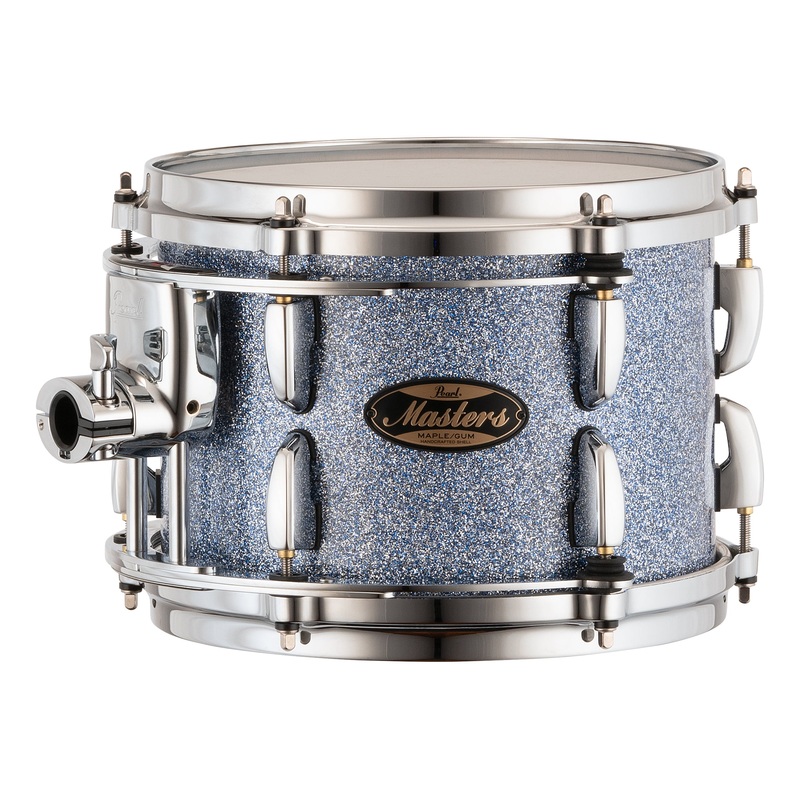 Pearl Masters Maple/Gum 10"x7" Tom - R2 Air Tom Suspension System w/Standard Bracket  CRYSTAL RAIN MMGC1007TS/C195