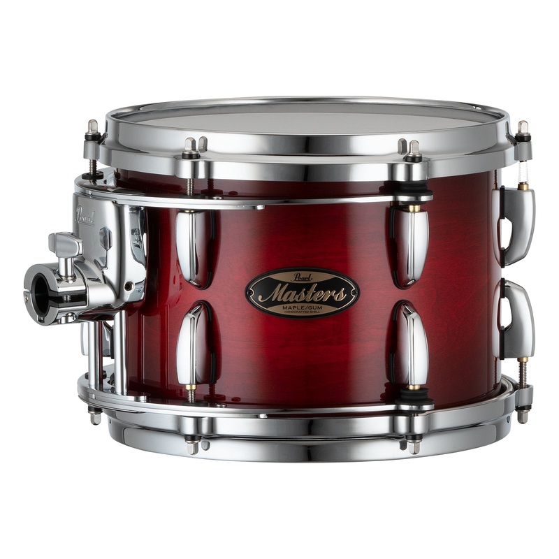 Pearl Masters Maple/Gum 10"x7" Tom - R2 Air Tom Suspension System w/Standard Bracket DEEP REDBURST MMGP1007TS/C886