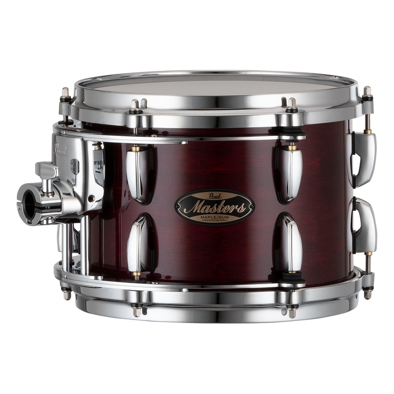 Pearl Masters Maple/Gum 10"x7" Tom - R2 Air Tom Suspension System w/Standard Bracket WINE RED LACQUER MMGP1007TS/C100