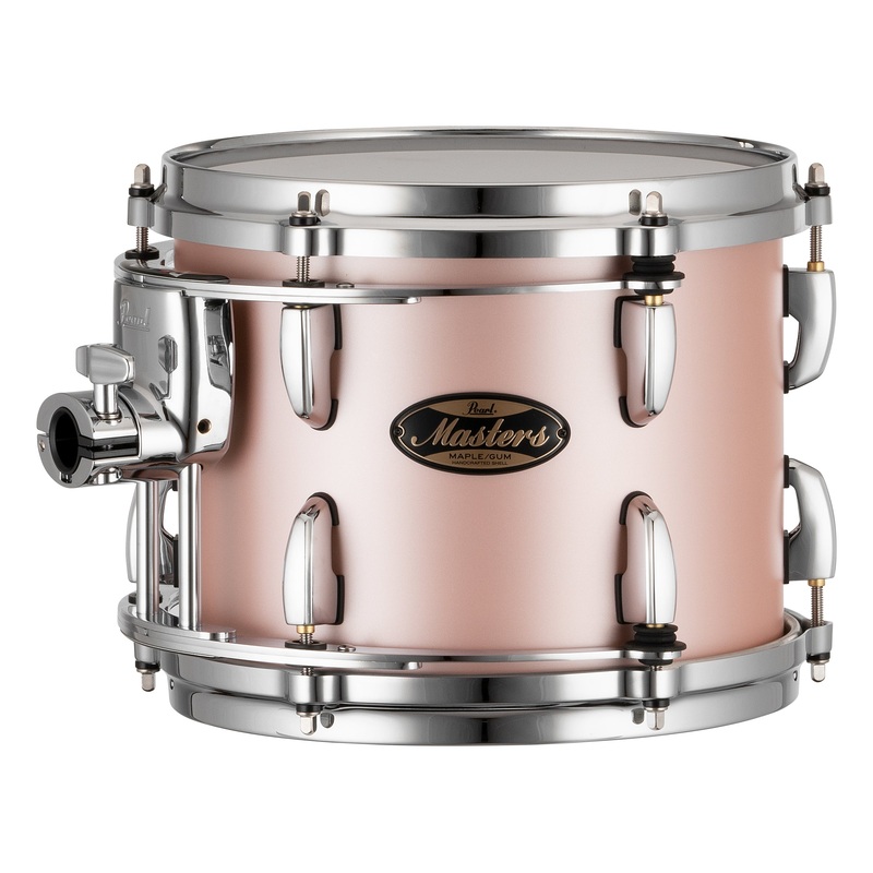 Pearl Masters Maple/Gum 10"x8" Tom - R2 Air Tom Suspension System w/Standard Bracket  SATIN ROSE GOLD MMGP1008TS/C844