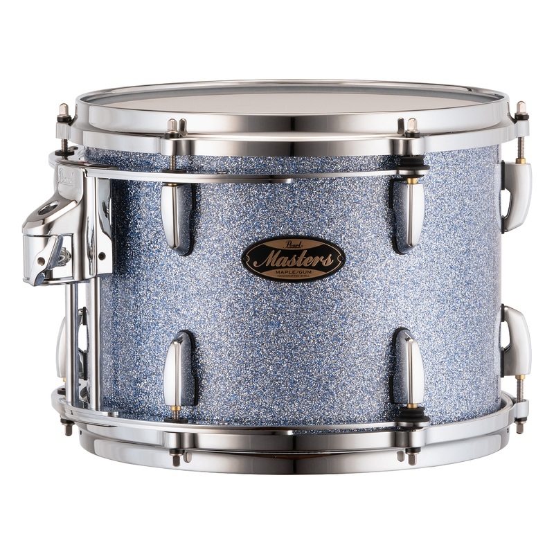 Pearl Masters Maple/Gum 12"x9 Tom - R2 Air Tom Suspension System w/GyroLock-L Bracket  CRYSTAL RAIN MMGC1209TL/C195