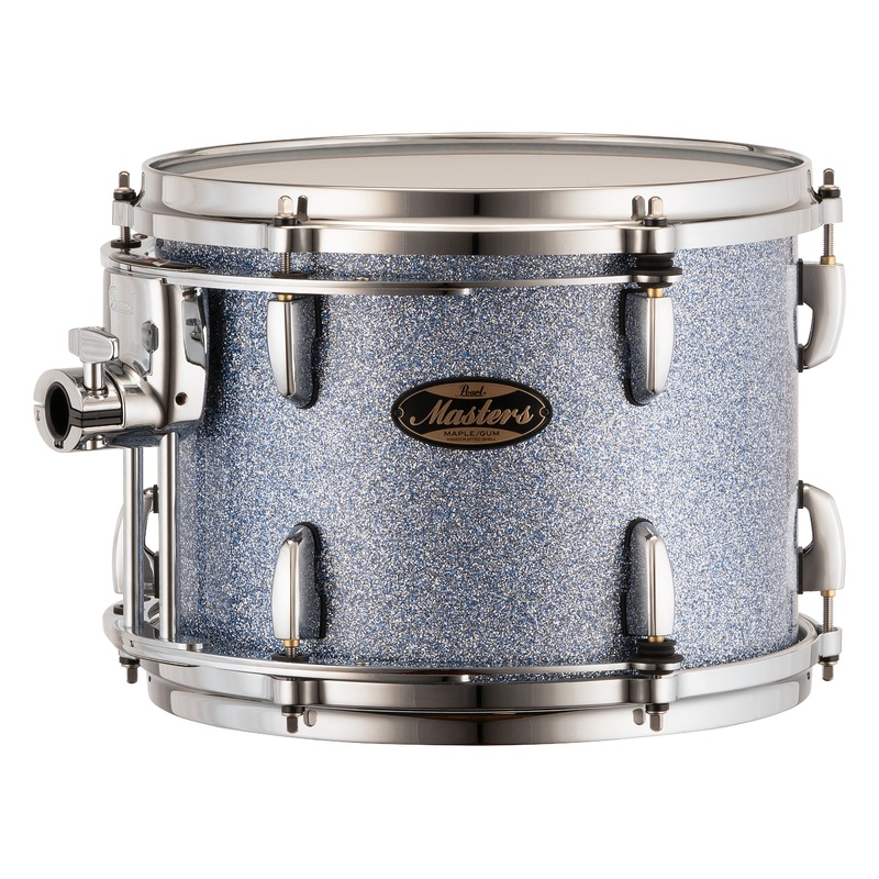 Pearl Masters Maple/Gum 12"x9 Tom - R2 Air Tom Suspension System w/Standard Bracket  CRYSTAL RAIN MMGC1209TS/C195