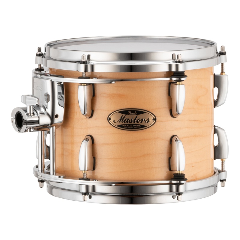 Pearl Masters Maple Pure 10"x8" Tom - R2 Air Tom Suspension System w/Standard Bracket NATURAL MAPLE MP4P1008TS/C102