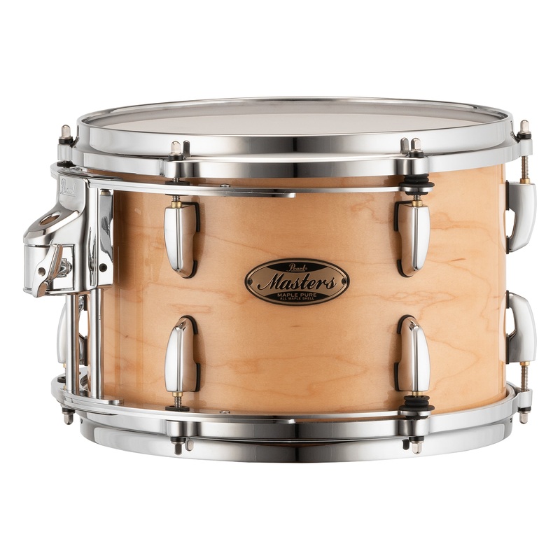 Pearl Masters Maple Pure 12"x8" Tom - R2 Air Tom Suspension System w/GyroLock-L Bracket NATURAL MAPLE MP4P1208TL/C102