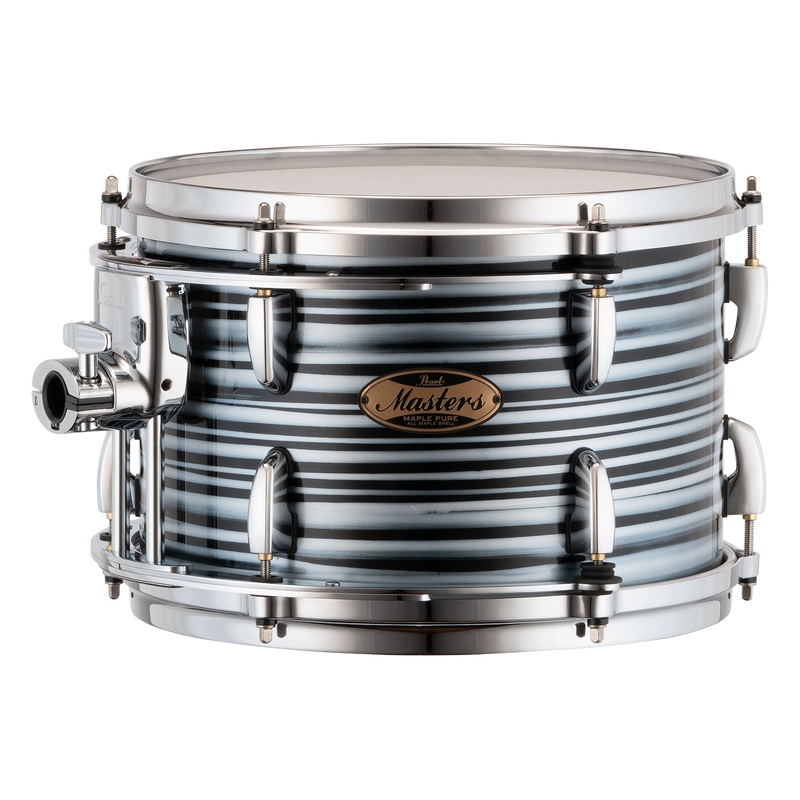 Pearl Masters Maple Pure 12"x8" Tom - R2 Air Tom Suspension System w/Standard Bracket BLACK OYSTER SWIRL MP4C1208TS/C855