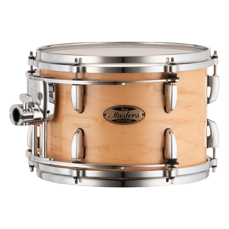 Pearl Masters Maple Pure 12"x8" Tom - R2 Air Tom Suspension System w/Standard Bracket NATURAL MAPLE MP4P1208TS/C102