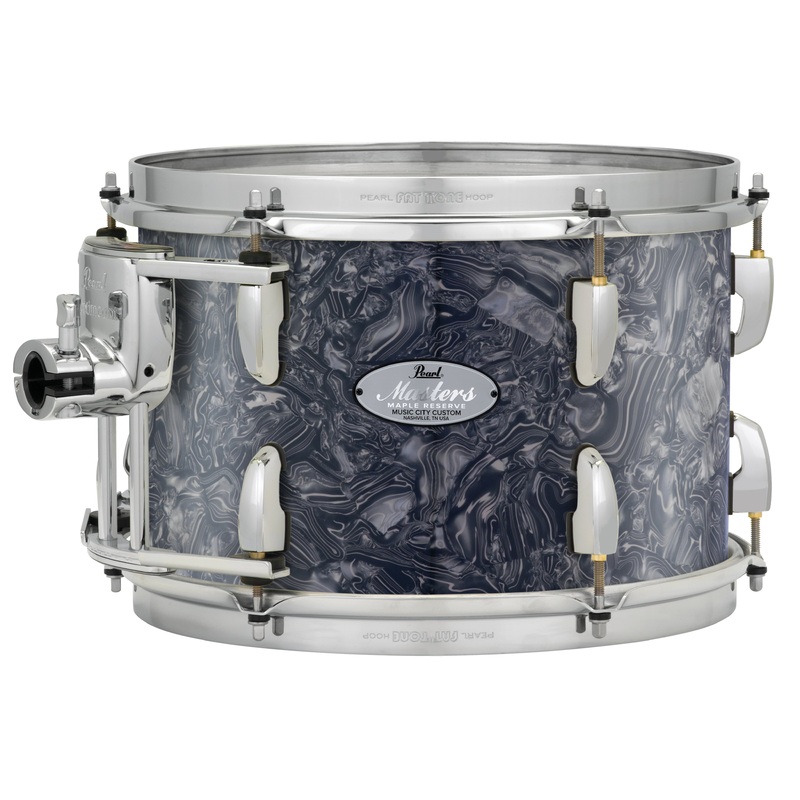 Pearl Music City Custom 8"x7" Masters Maple Reserve Series Tom w/optimount PEWTER ABALONE MRV0807T/C417