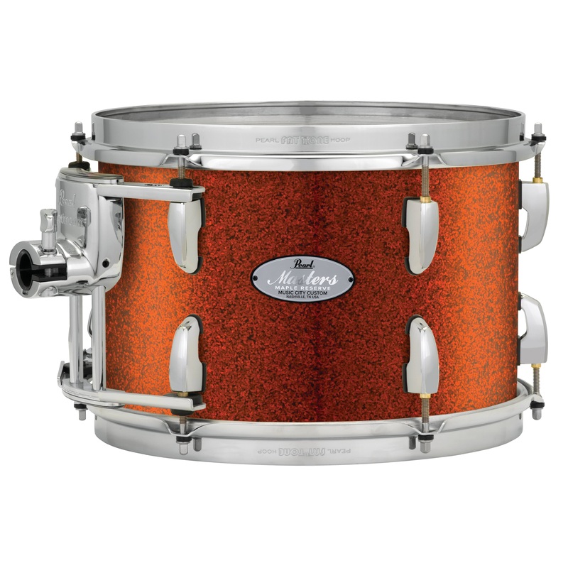 Pearl Music City Custom 8"x8" Masters Maple Reserve Series Tom w/optimount BURNT ORANGE GLASS MRV0808T/C447