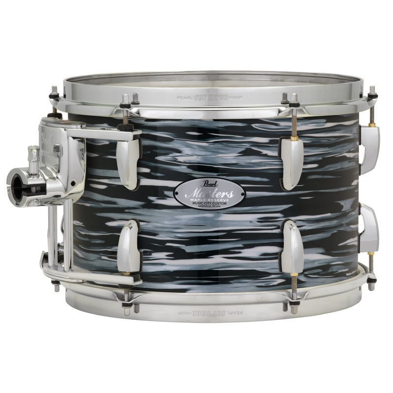 Pearl Music City Custom 8"x8" Masters Maple Reserve Series Tom w/optimount CLASSIC BLACK OYSTER MRV0808T/C495