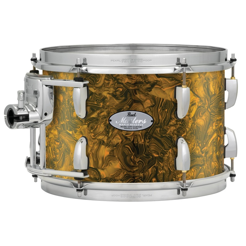 Pearl Music City Custom 8"x8" Masters Maple Reserve Series Tom w/optimount GOLDEN YELLOW ABALONE MRV0808T/C420