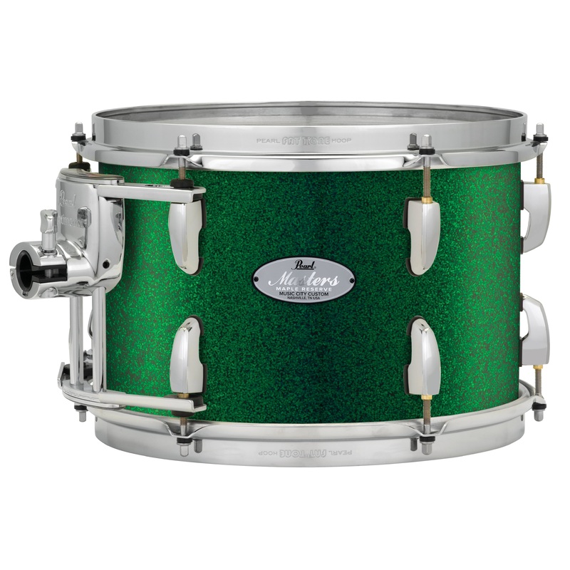 Pearl Music City Custom 8"x8" Masters Maple Reserve Series Tom w/optimount GREEN GLASS MRV0808T/C446