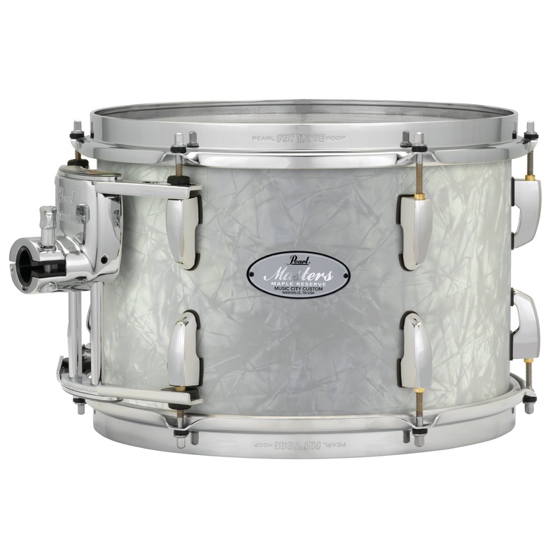 Pearl Music City Custom 8"x8" Masters Maple Reserve Series Tom w/optimount MATTE WHITE MARINE PEARL MRV0808T/C422