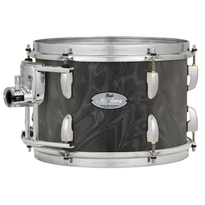 Pearl Music City Custom 8"x8" Masters Maple Reserve Series Tom w/optimount SHADOW GREY SATIN MOIRE MRV0808T/C724