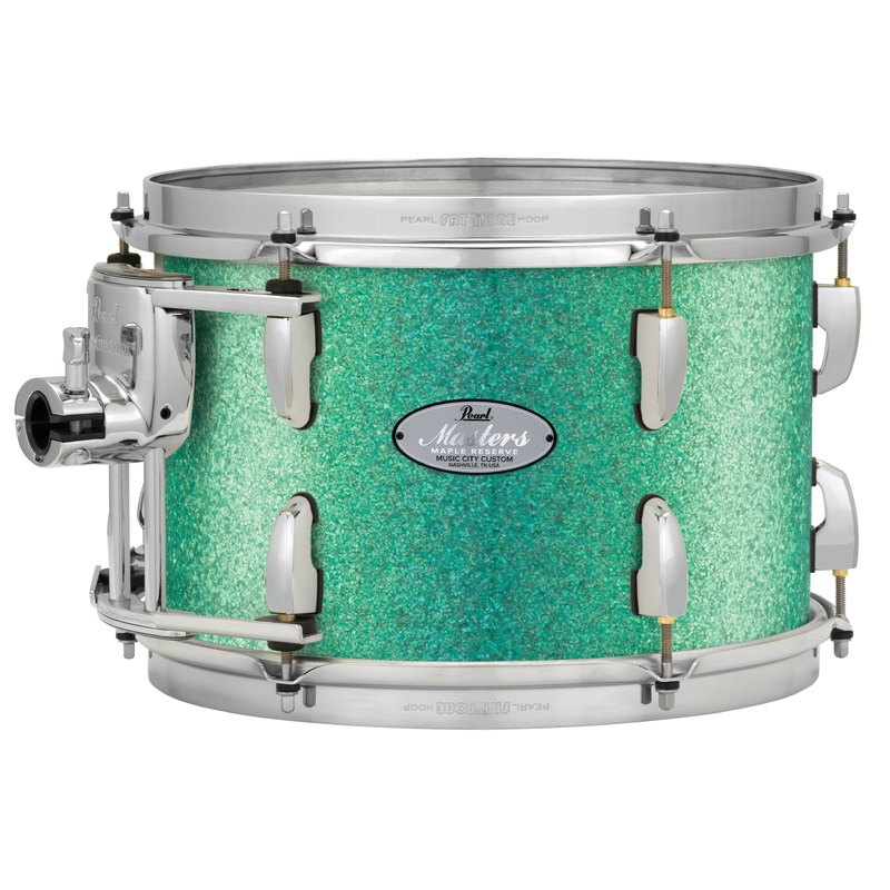 Pearl Music City Custom 8"x8" Masters Maple Reserve Series Tom w/optimount TURQUOISE GLASS MRV0808T/C413