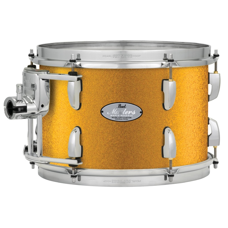 Pearl Music City Custom 8"x8" Masters Maple Reserve Series Tom w/optimount VINTAGE GOLD SPARKLE MRV0808T/C423