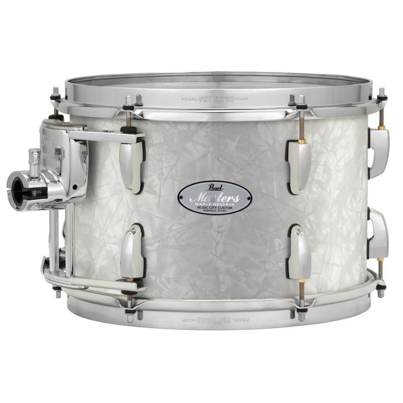 Pearl Music City Custom 8"x8" Masters Maple Reserve Series Tom w/optimount WHITE MARINE PEARL MRV0808T/C448
