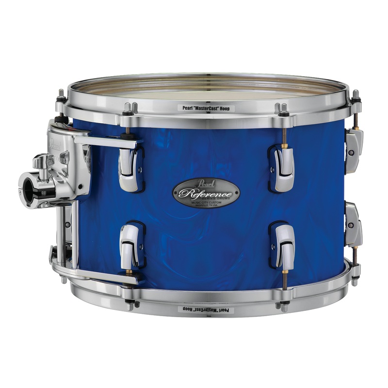 Pearl Music City Custom 8"x8" Reference Series Tom BLUE SATIN MOIRE RF0808T/C721