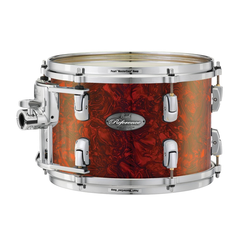 Pearl Music City Custom 8"x8" Reference Series Tom BURNT ORANGE ABALONE RF0808T/C419