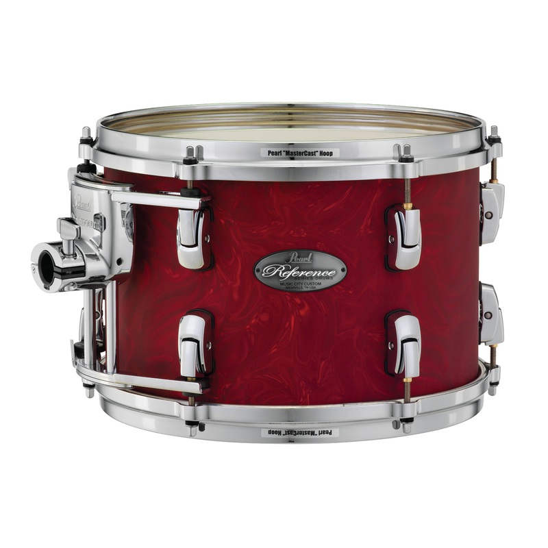 Pearl Music City Custom 8"x8" Reference Series Tom CRANBERRY SATIN SWIRL RF0808T/C720