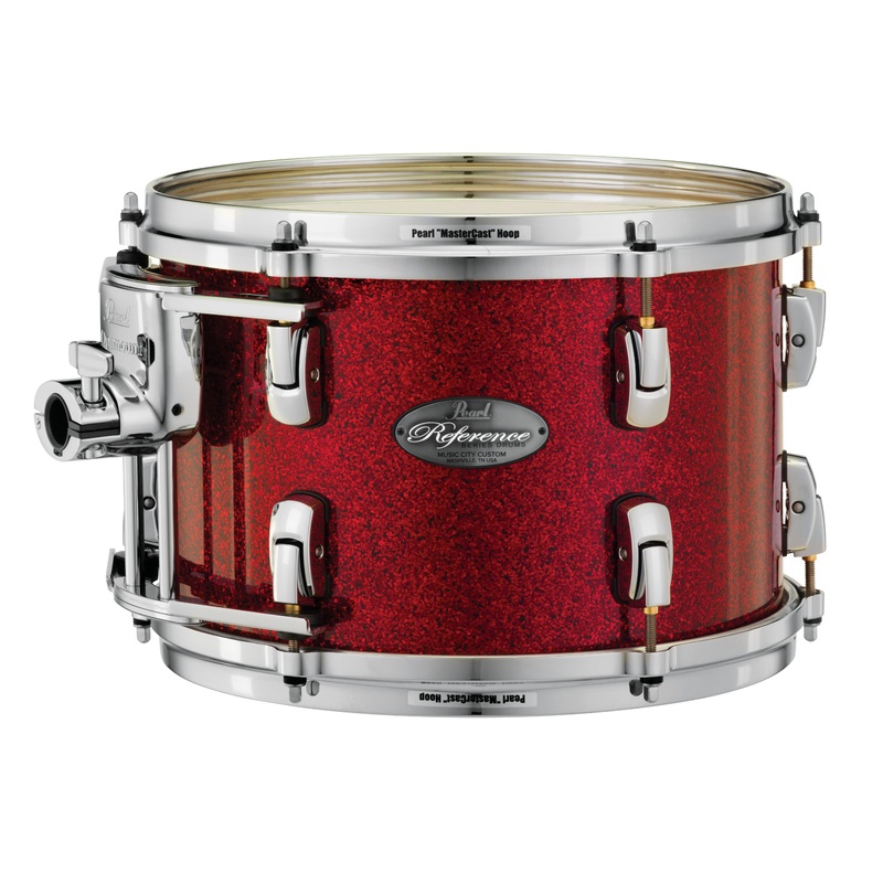 Pearl Music City Custom 8"x8" Reference Series Tom RED GLASS RF0808T/C407