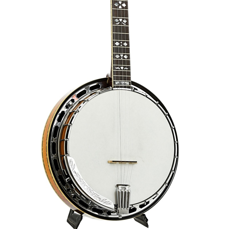 Iida Hearts & Flowers Resonator Banjo (1970s)