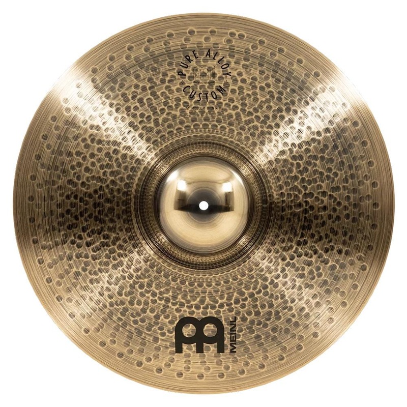 Meinl Cymbals PAC22MTR Pure Alloy Custom 22 Inch Medium Thin Ride Cymbal