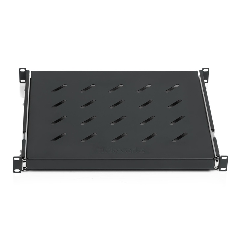 Gator Cases Rackworks 1U Sliding Shelf, 13.8" Deep