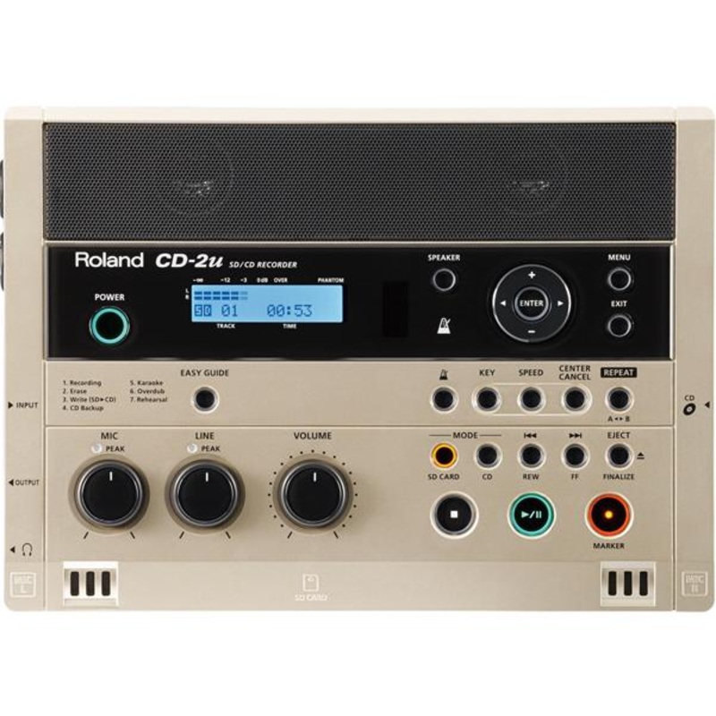 Roland CD-2u SD/CD Portable Field Recorder