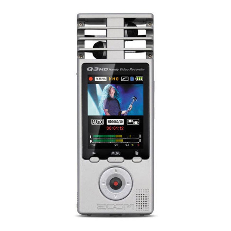 Zoom Q3HD with 1x Optical Zoom 2.4 LCD Screen