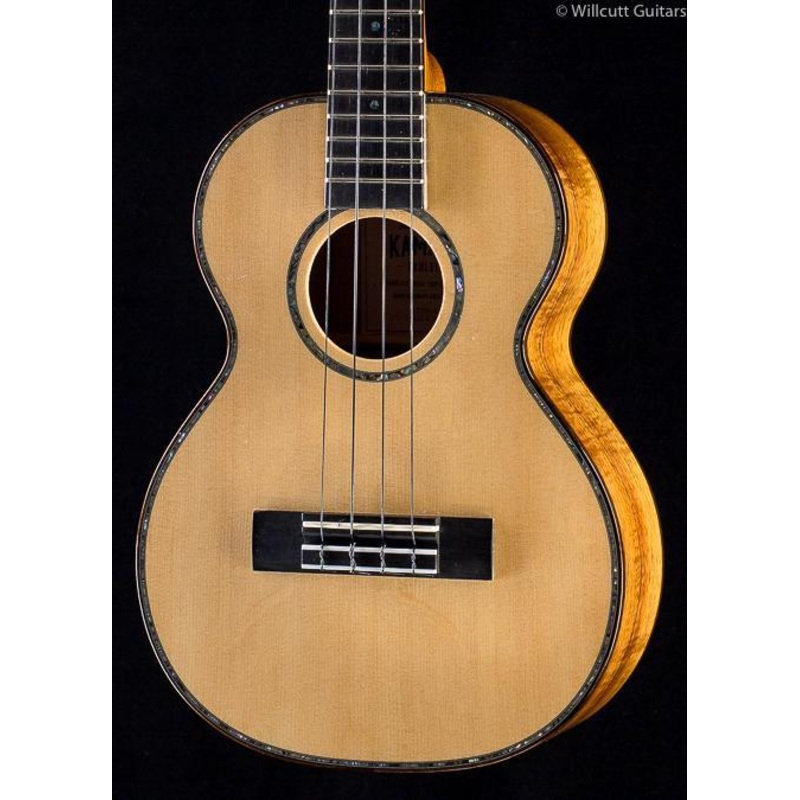 Kamaka HF-3-D2I Tenor Deluxe Ukulele Slothead Spruce Top (014)
