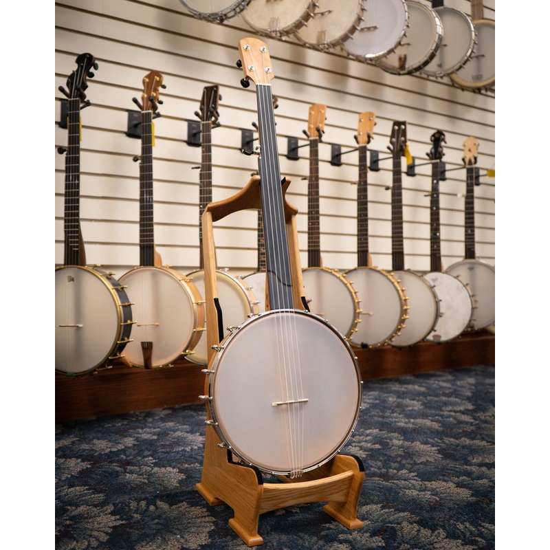 Kevin Enoch Fretless 12" Tradesman & Gig, Cherry Neck & Rim, Nylon Strings