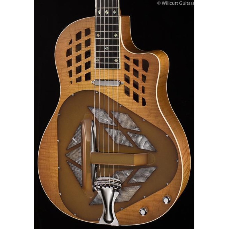 National M-1 Tricone Cutaway Flamed Maple (160)