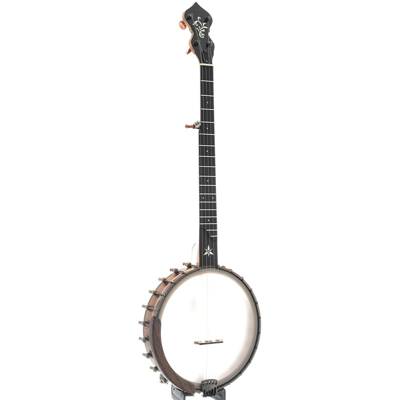 Ome Flora 11" Openback Banjo & Case, Curly Maple