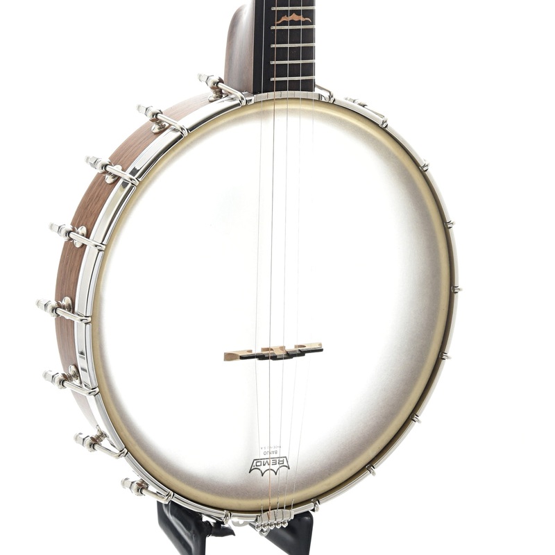 Pattison Mountain Sounds Openback Banjo, Brass Hoop Tone Ring
