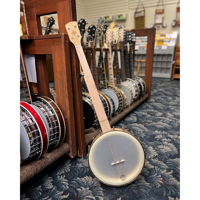 Pisgah Dobson 12" Fretless Openback Banjo & Gigbag - Walnut, Short Scale