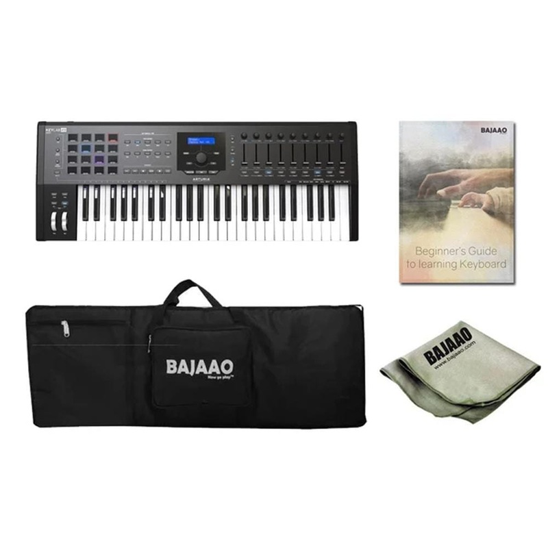 Arturia Keylab 49 MKII Midi Keyboard Controller With Gigbag, Polishing Cloth& Ebook