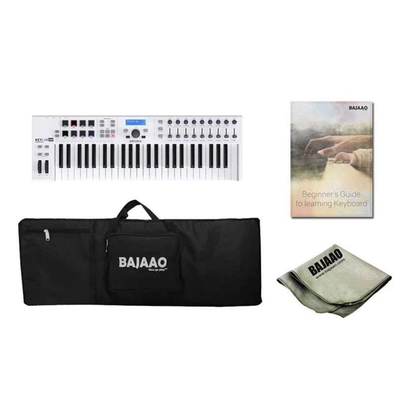 Arturia Keylab Essential 49 Universal Midi Keyboard With Gigbag, Polishing Cloth & Ebook